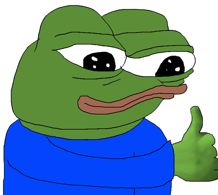 apu apustaja giving you a thumbs up. click to pet him.